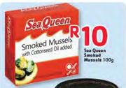 Sea Queen Smoked Mussels-100g