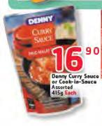 Denny Curry Sauce Or Cook-In-Sauce Assorted-415g Each