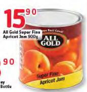 All Gold Super Fine Apricot Jam-900g