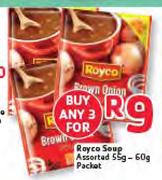 Royco Soup Packet Assorted 55g-60g 