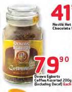 Douwe Egberts Coffee Assorted(Excluding Decaf)-200g