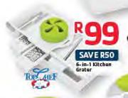 Top Chef 6-In-1 Kitchen Grater