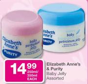 Elizabeth Anne's & Purity Baby Jelly-250/350ml