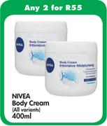 Nivea Body Cream (All Variants)-2 x 400ml