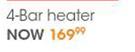 Diamond 4 Bar Heater