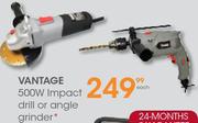 Vantage 500W Impact Drill or Angle Grinder-Each