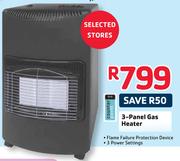 Conuter Point 3 Panel Gas Heater