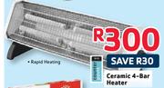 Counter Point Ceramic 4 Bar Heater