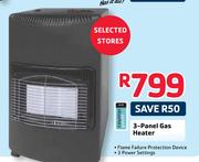 Counter Point 3-Panel Gas Heater