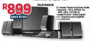Telefunken 5.1 Home Theatre System 100W