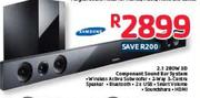 Samsung 2.1 280W 3D Component Sound Bar System