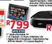 7" Walka Portable TV