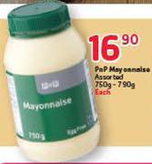 PnP Mayonnaise Assorted-750/790g