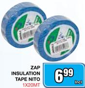 Zap Insulation Tape Nito-1x20Mt