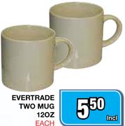Evertrade Two Mug 12Oz