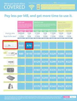 Telkom Mobile : (Valid until 30 Jun 2014), page 11