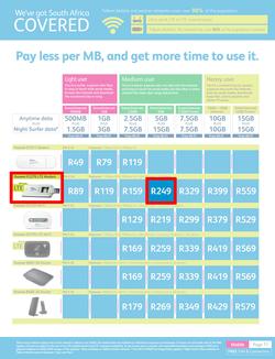 Telkom Mobile : (Valid until 30 Jun 2014), page 11