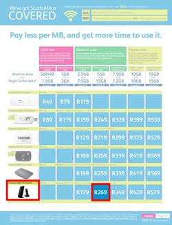Telkom Mobile : (Valid until 30 Jun 2014), page 11