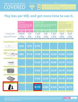 Telkom Mobile : (Valid until 30 Jun 2014), page 11