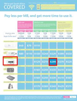 Telkom Mobile : (Valid until 30 Jun 2014), page 11