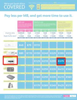 Telkom Mobile : (Valid until 30 Jun 2014), page 11