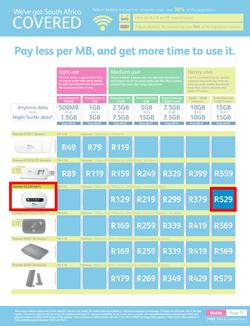 Telkom Mobile : (Valid until 30 Jun 2014), page 11