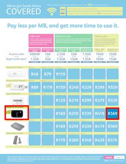 Telkom Mobile : (Valid until 30 Jun 2014), page 11