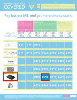 Telkom Mobile : (Valid until 30 Jun 2014), page 11