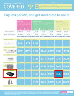 Telkom Mobile : (Valid until 30 Jun 2014), page 11