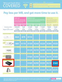 Telkom Mobile : (Valid until 30 Jun 2014), page 11