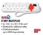 Ellies 8 Way Multi Plug