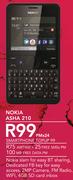 Nokia Asha 210- On Smartphone Topup 99