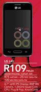 LG L40- On Smartphone Topup 109