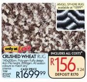 Crushed Wheat Rug 140x200cm-Each