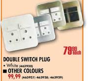Double Switch Plug Other Colour Each