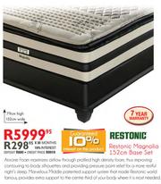 Special Restonic Magnolia 152cm Base Set m.guzzle .za
