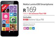 Nokia Lumia 630 Smartphone-On U Choose Flexi 100