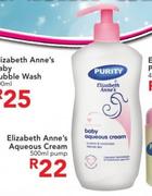 Elizabeth Anne's Aqueous Cream Pump-500ml 