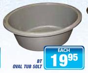 BT Oval Tub-50Ltr Each