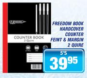 Freedom Book Hardcover Counter Feint & Margin 2 Quire-5's