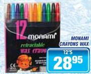 Monami Crayons Wax-12's