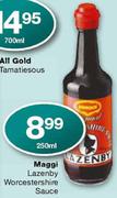 Maggi Lazenby Worcestershire Sauce-250ml