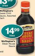 Wellington's Steak House Sauce-750ml