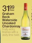Graham Beck Waterside Unoaked Chardonnay-750ml