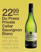 Du Preez Private Cellar Sauvignon Blanc-750ml