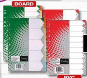Croxley A4 File Dividers -Each