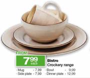 Bistro Crockery Range Mug-each