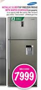 Samsung Metallic Silver Top Freezer/Fridge With Water Dispenser (RT63NBPN) 