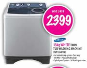 Samsung 13kg White Twin Tub Washing Machine (WT13J4PIW)