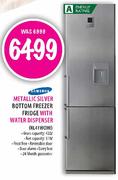 Samsung Metallic Silver Bottom Freezer With Water Dispenser (RL41WCIHI)